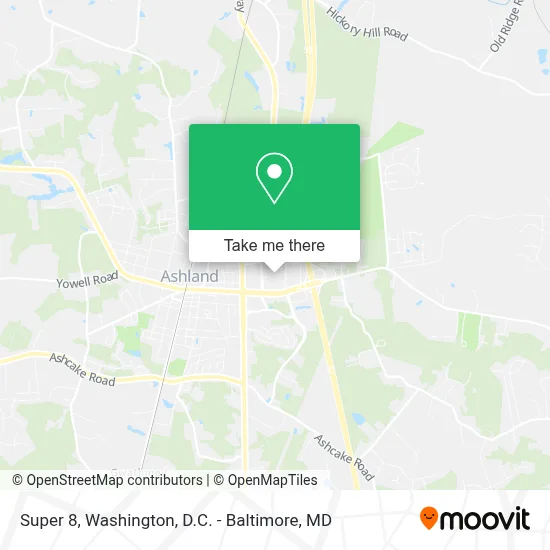 Super 8 map