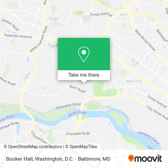 Booker Hall map