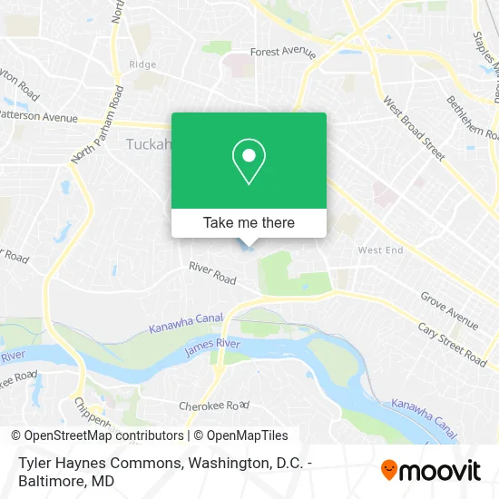 Tyler Haynes Commons map