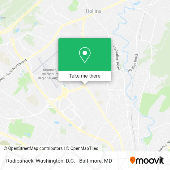 Radioshack map