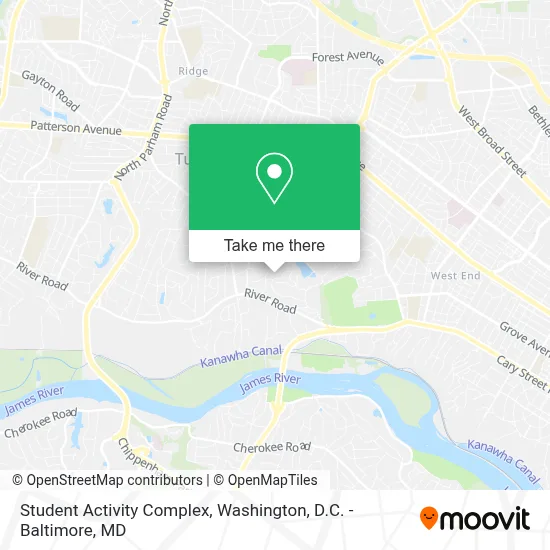 Student Activity Complex map