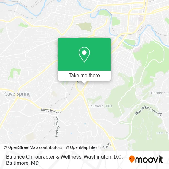 Balance Chiropracter & Wellness map