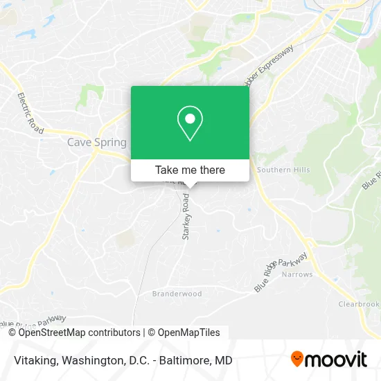 Vitaking map