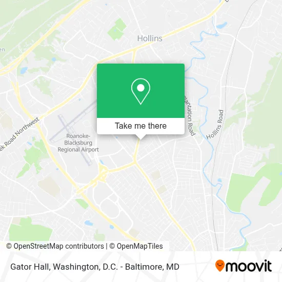 Gator Hall map