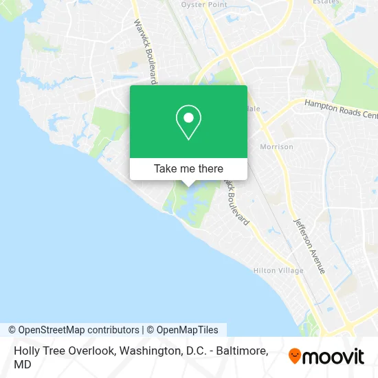 Holly Tree Overlook map