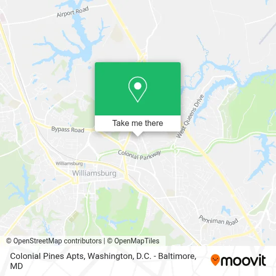 Colonial Pines Apts map