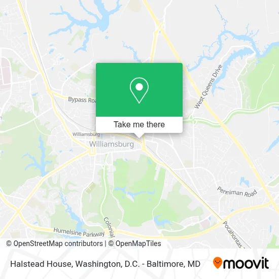 Halstead House map