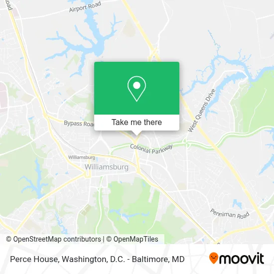 Perce House map
