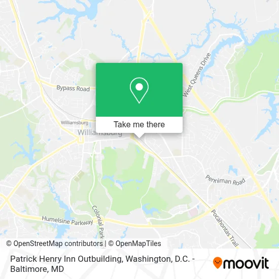 Patrick Henry Inn Outbuilding map