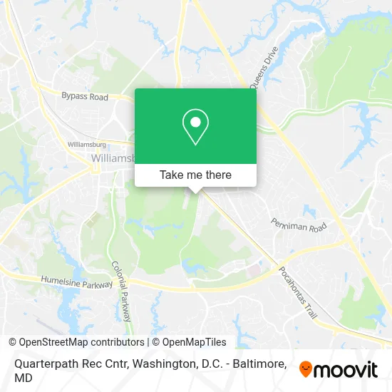 Quarterpath Rec Cntr map