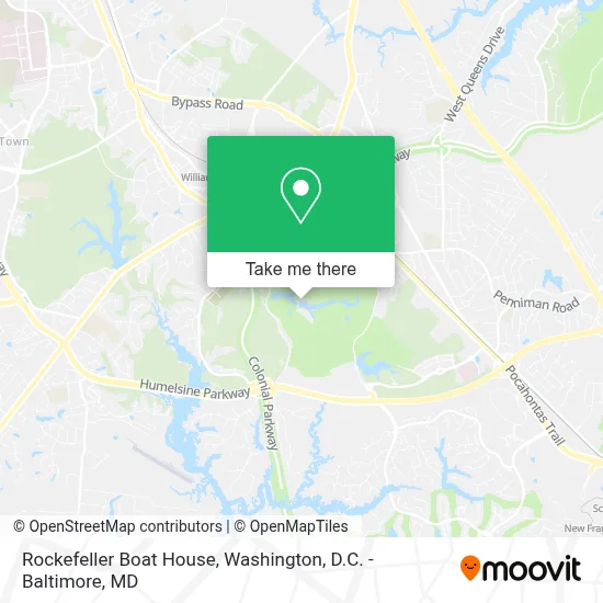 Rockefeller Boat House map