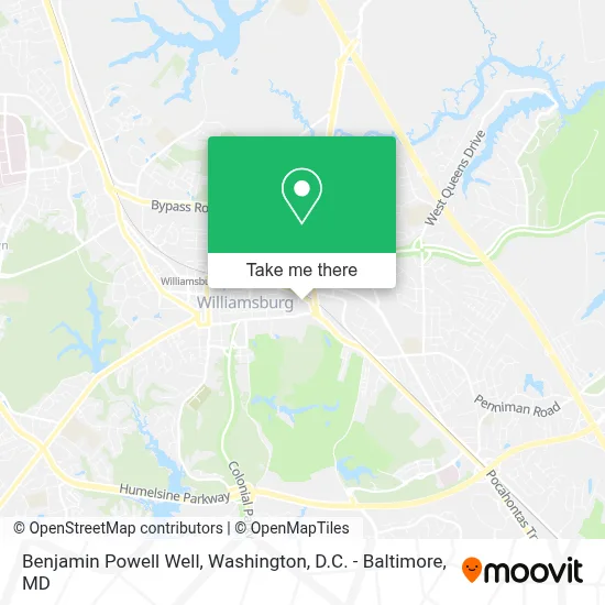 Benjamin Powell Well map