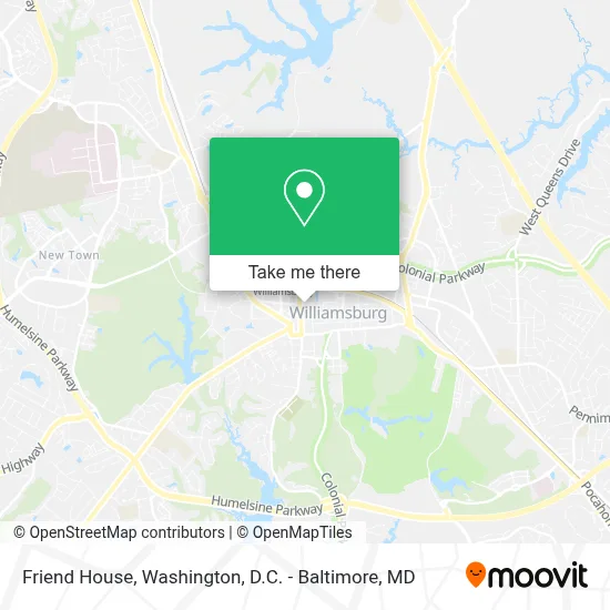 Friend House map
