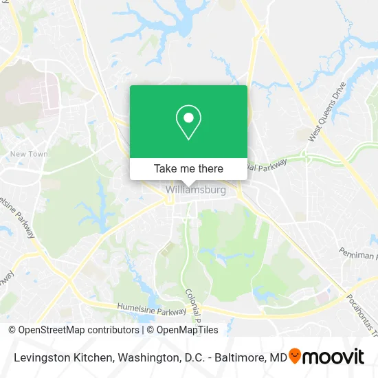 Levingston Kitchen map