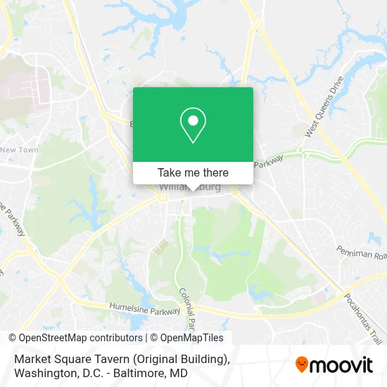 Market Square Tavern (Original Building) map