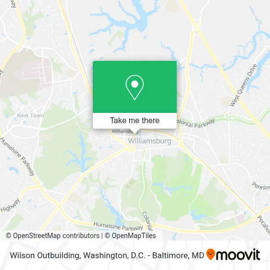 Wilson Outbuilding map