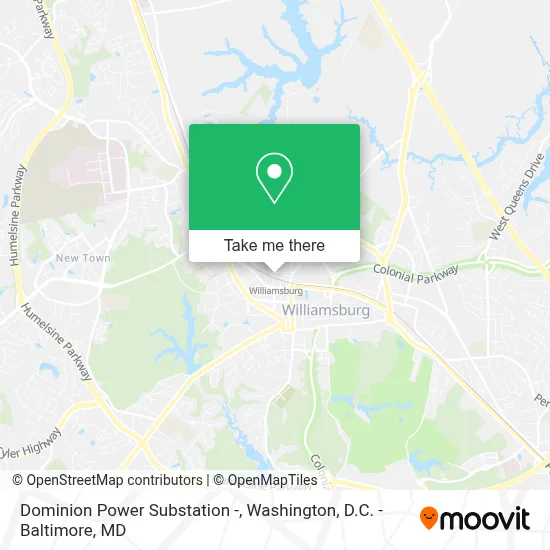 Dominion Power Substation - map