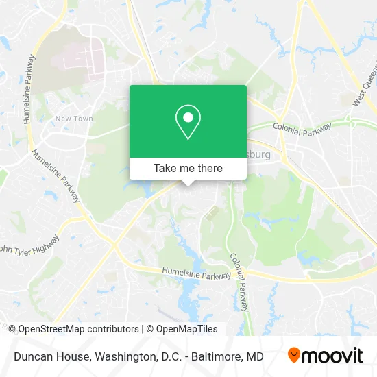 Duncan House map
