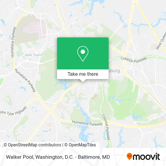 Walker Pool map