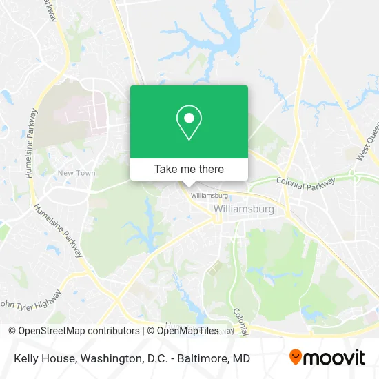 Kelly House map