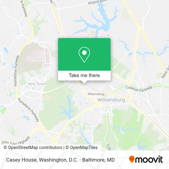 Casey House map
