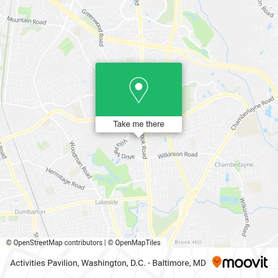 Activities Pavilion map