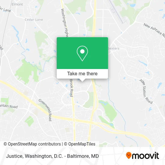 Justice map
