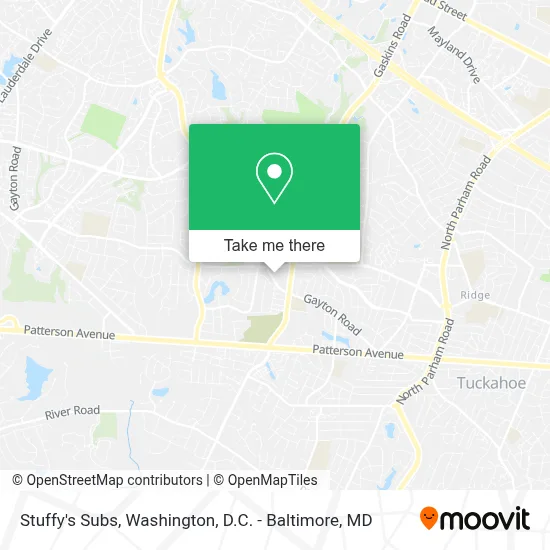 Stuffy's Subs map