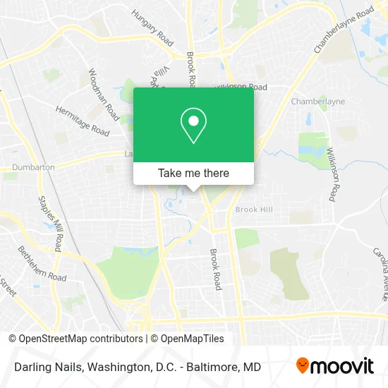 Darling Nails map