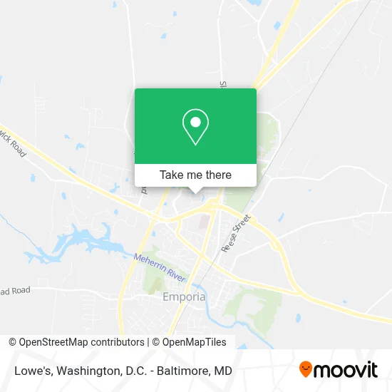 Lowe's map