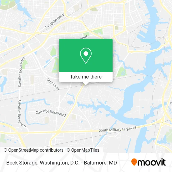 Beck Storage map