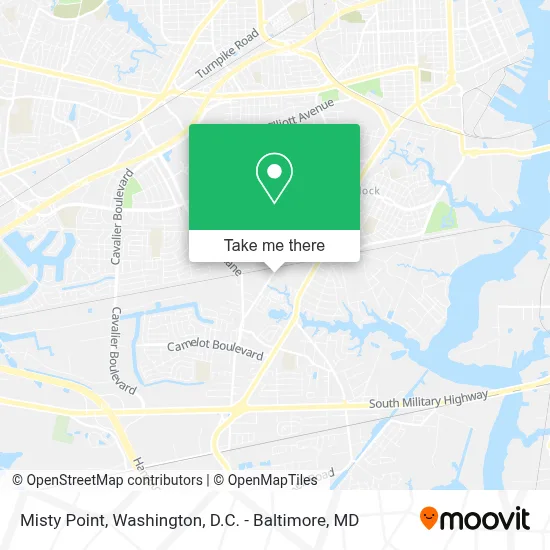 Misty Point map