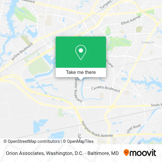 Orion Associates map