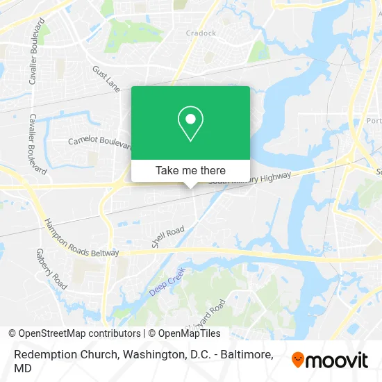 Redemption Church map