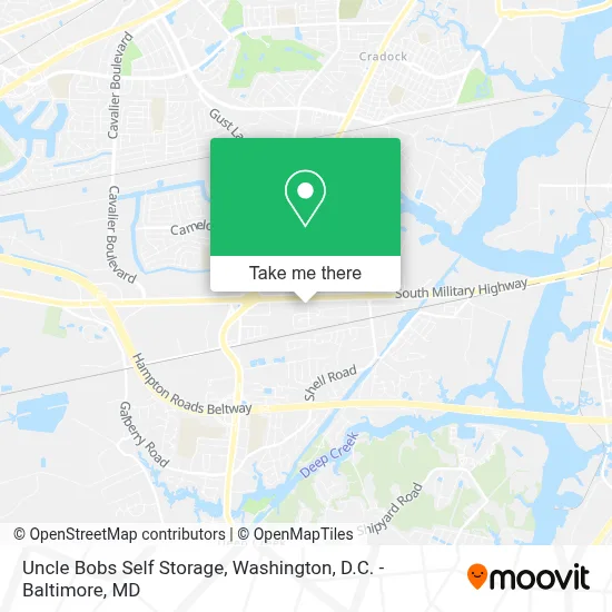 Uncle Bobs Self Storage map