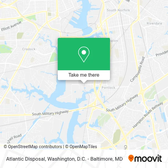Atlantic Disposal map