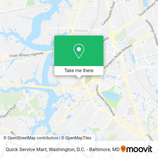 Quick Service Mart map