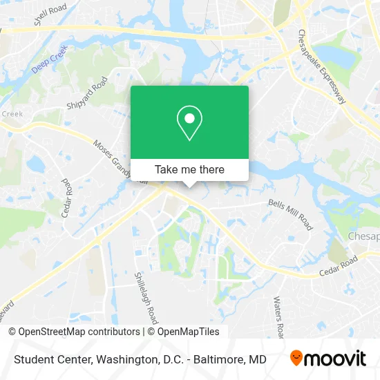 Student Center map