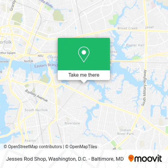 Jesses Rod Shop map