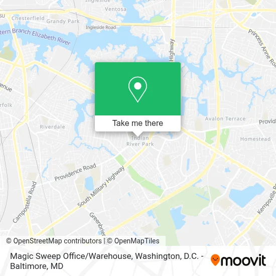 Magic Sweep Office/Warehouse map