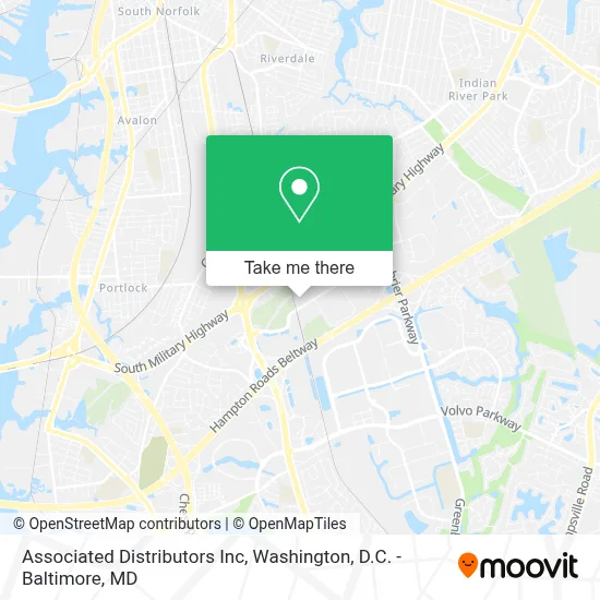 Associated Distributors Inc map