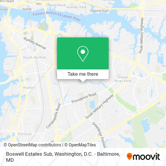 Boswell Estates Sub map