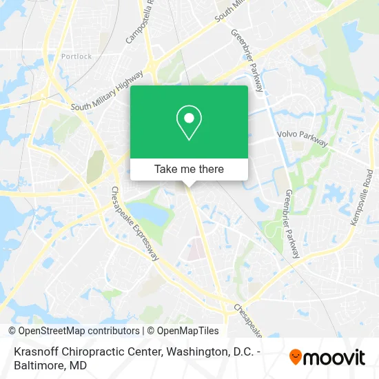 Krasnoff Chiropractic Center map
