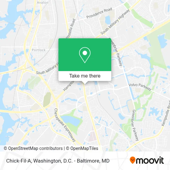 Chick-Fil-A map