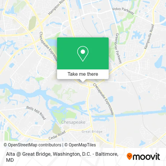 Alta @ Great Bridge map