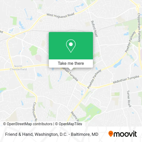 Friend & Hand map