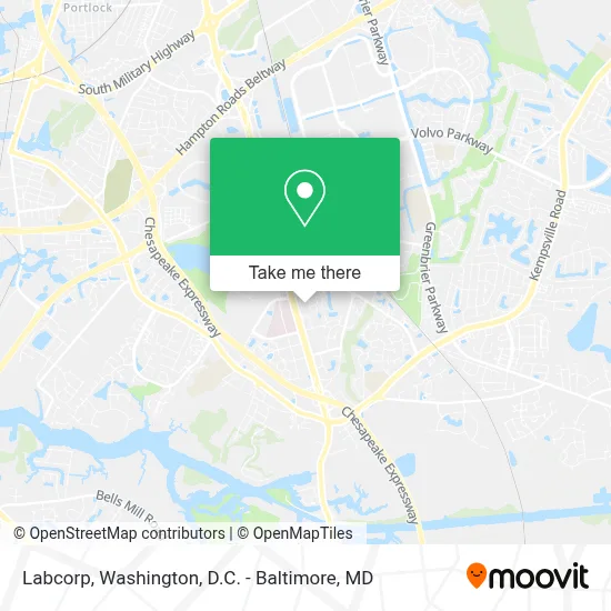 Labcorp map