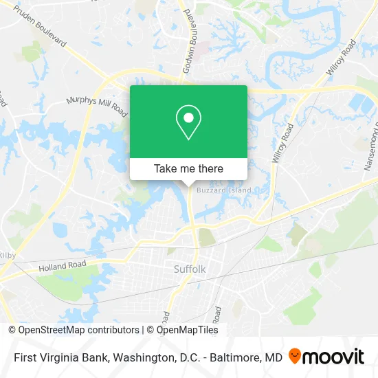 First Virginia Bank map