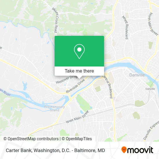 Carter Bank map