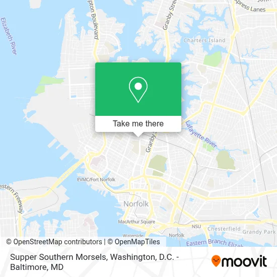 Supper Southern Morsels map